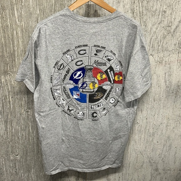 Chicago Blackhawks 2015 Stanley Cup Champions Gray T-shirt- Large - Picture 4 of 5